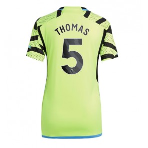 Arsenal Thomas Partey #5 kläder Kvinnor 2023-24 Bortatröja Kortärmad